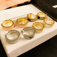 ラウンドピアス 4色