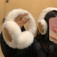 ムートン耳あて