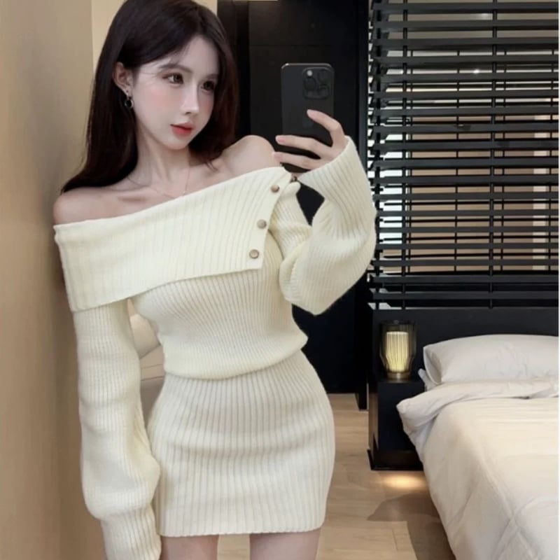 美品♡ テッドベイカー ニットワンピース ドット ノースリブ オレンジ 2 美品♡ テッドベイカー ニットワンピース ドット ノースリブ