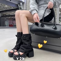 Y2Kカバーサンダル 2色