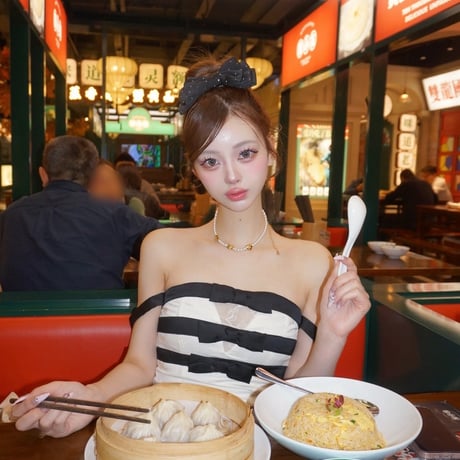 ワンホンリボントップス