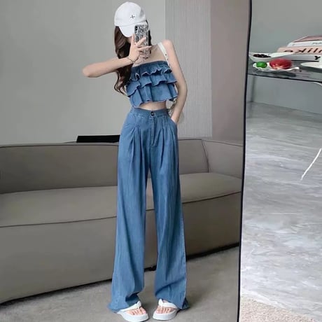 denim セットアップ