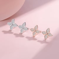 クローバーピアス 2色