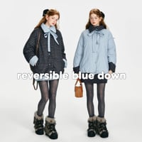 限定販売reversible blue down