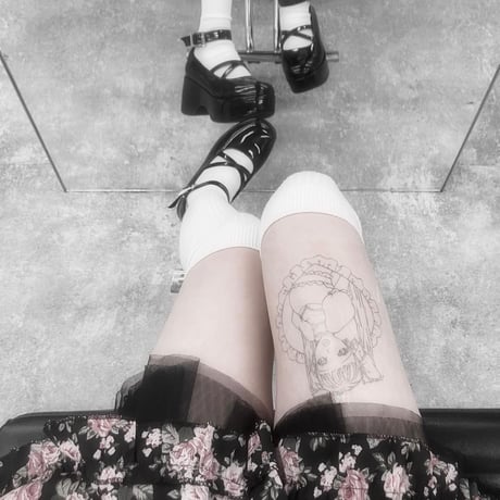 ●vintage rose×ribbon ワンピ