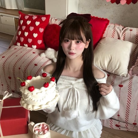 ぽんぽんあざとトップス
