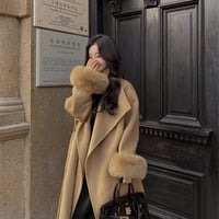 ワンカラーロングコート 3色