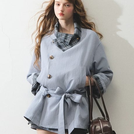 限定販売 miu系blueジャケット