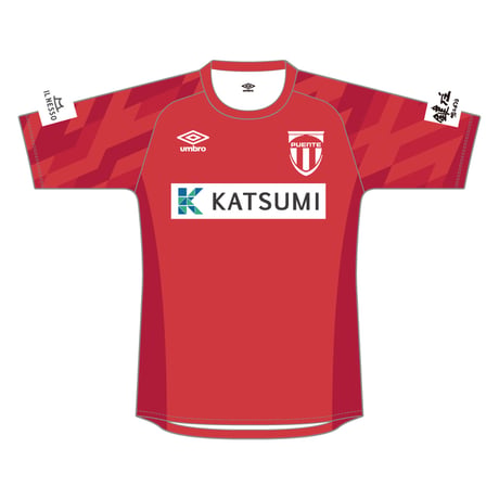 【ジュニアスクール必須】GK練習着シャツ（レッド・番号なし）