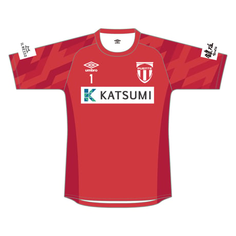 【ジュニアユースチーム必須】GK練習着シャツ（レッド）