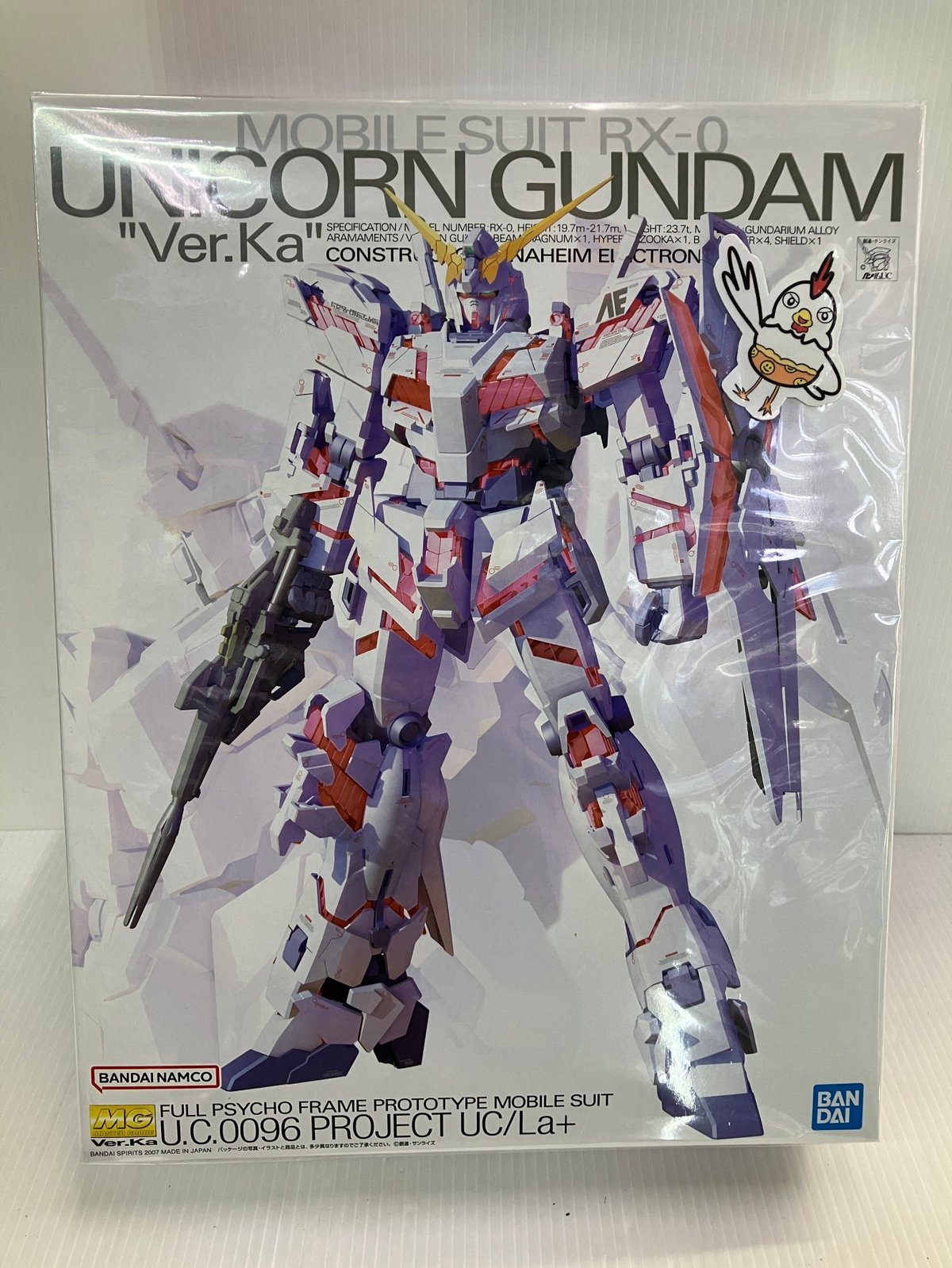 MG 機動戦士ガンダムUC 1/100 RT-0 フルサイコフレーム実装型 MG 機動戦士ガンダムUC 1/100 RT-0 フルサイコフレーム実装型