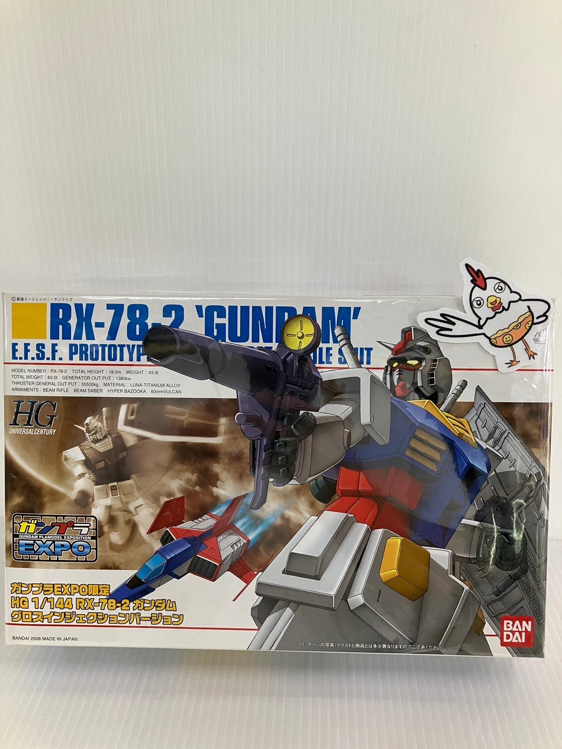 珍しい HG ガンプラEXPO限定 1/144 RX-78-2 ガンダム グロス 機動戦士ガンダム