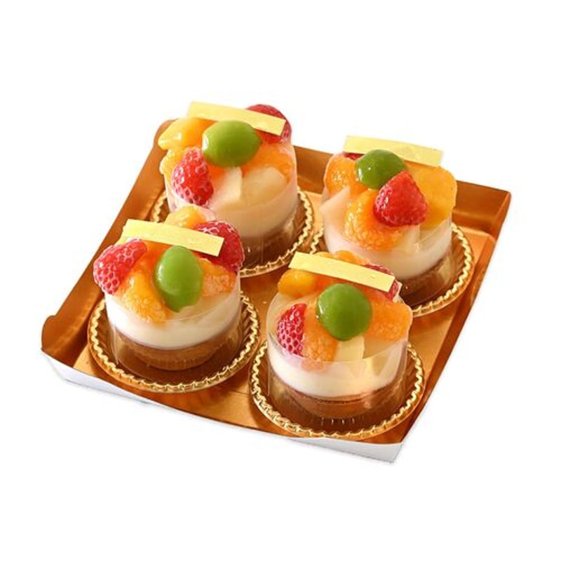 ミニチュア　フルーツタルト　4ピース ミニチュアフルーツタルト4ピース