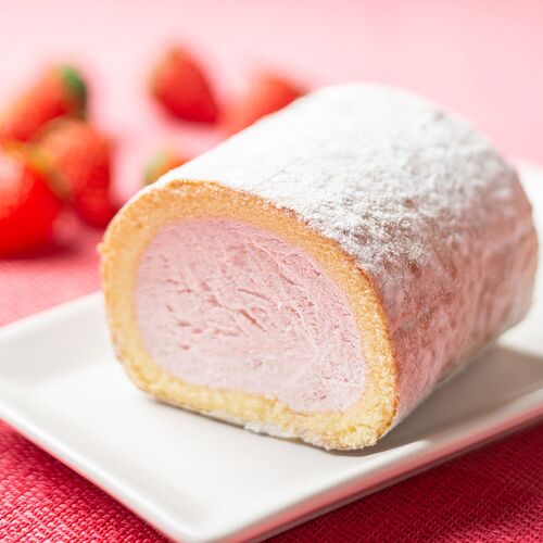 苺シフォンロールケーキ 苺のシフォンロール | レシピ | 富澤商店
