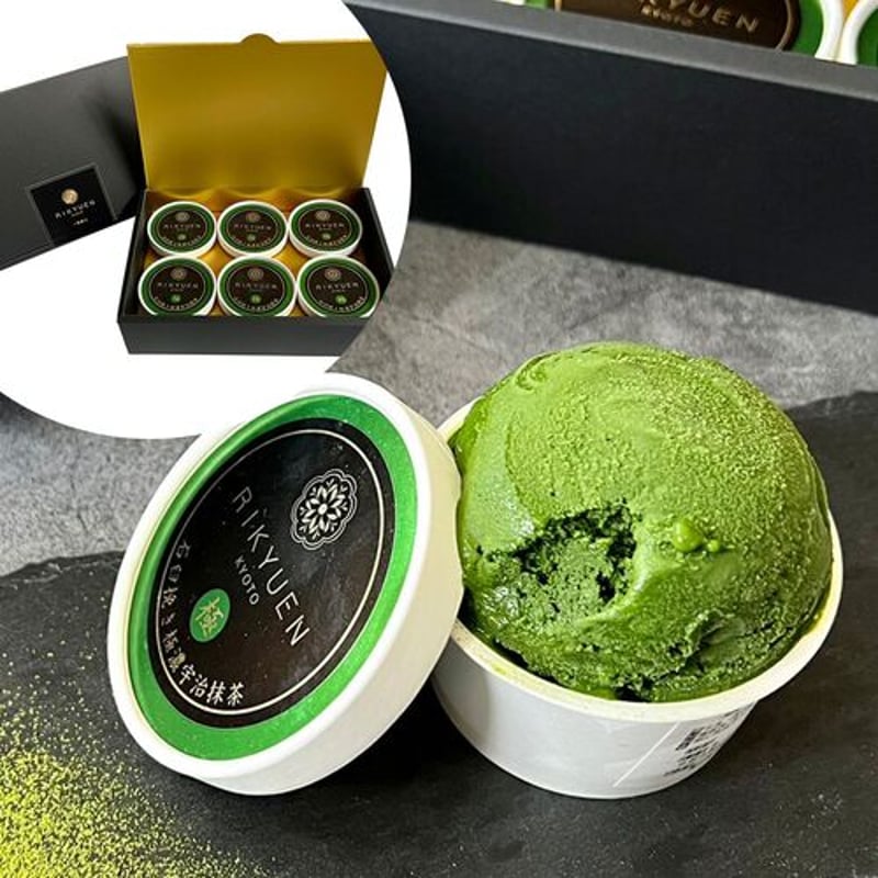 石臼挽き極濃宇治抹茶アイス6個入り | お取り寄せスイーツ