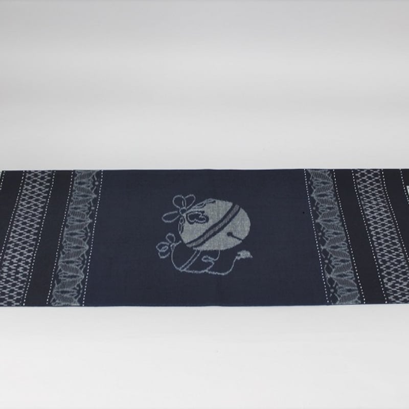 久留米絣 手織り テーブルセンター1枚 サイズ：35cm×99cm | 地場産