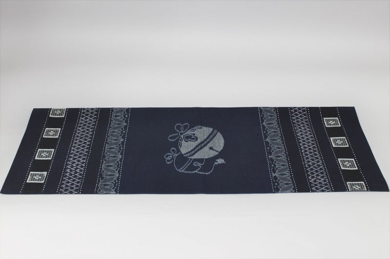 久留米絣 手織り テーブルセンター1枚 サイズ：35cm×99cm | 地場産