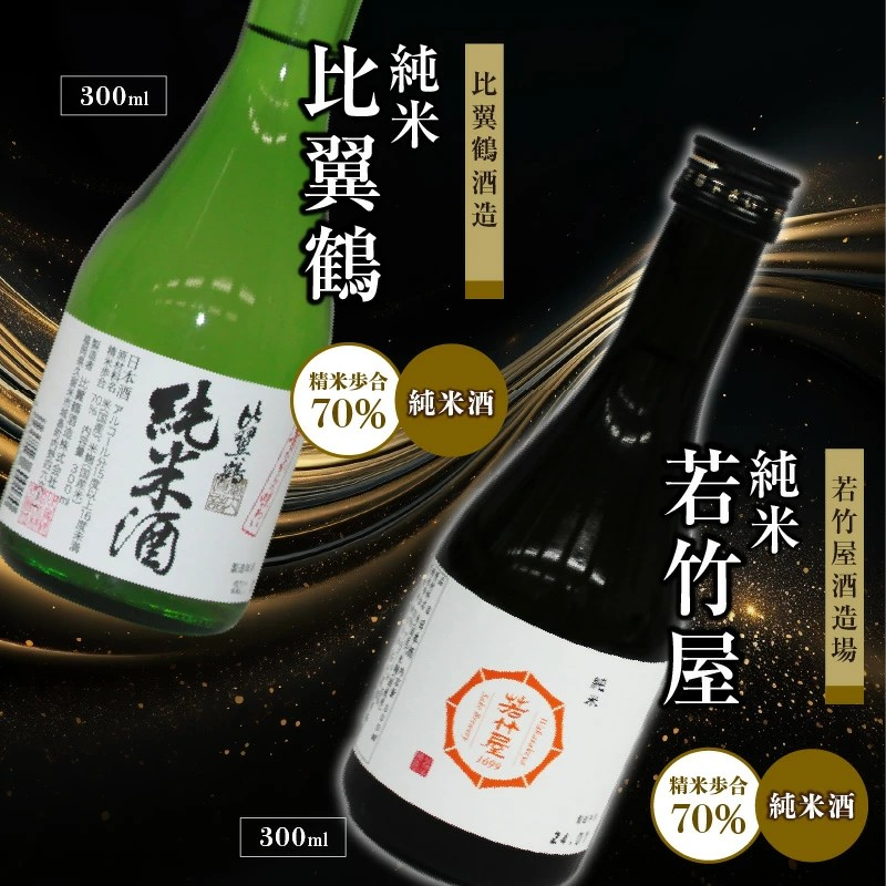 筑後の酒蔵≪純米酒≫飲み比べセット（300ml×6本） | 地場産くるめ