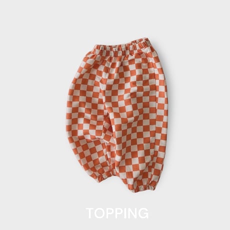 check jogger pants
