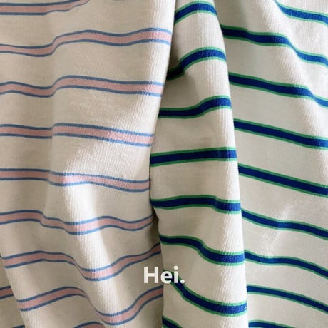 stripe box ロングスリーブT