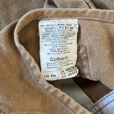 Carhartt overall  24M