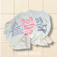 【White】own life long sleeve
