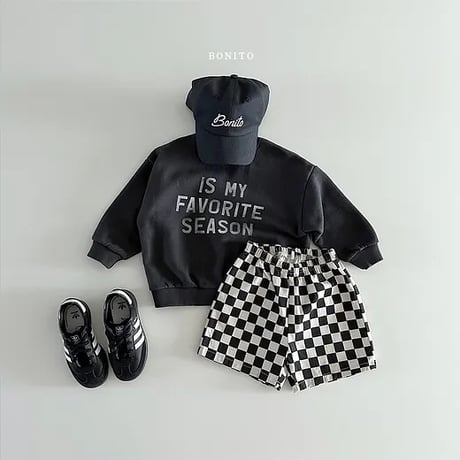 checkerboard half pants