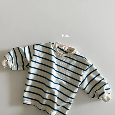 stripe box ロングスリーブT