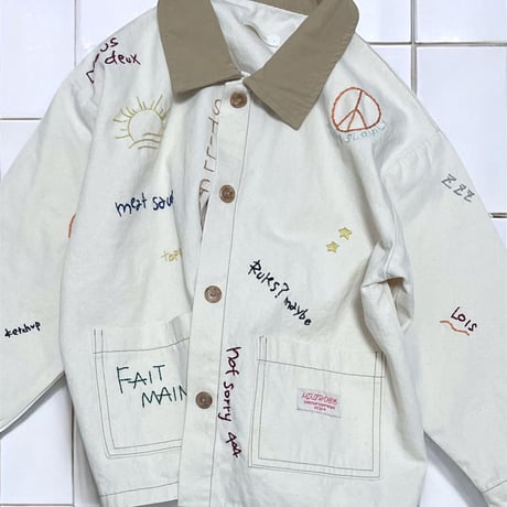 Doodle Embroidery Jacket