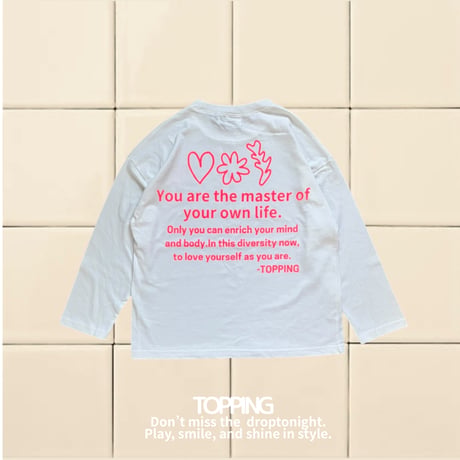 【White】own life long sleeve
