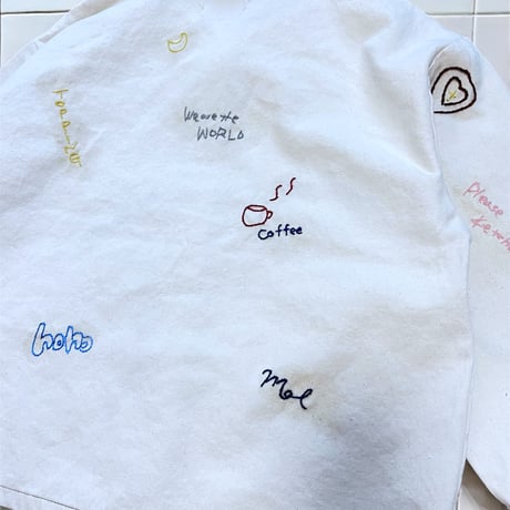 Doodle Embroidery Jacket