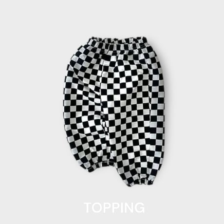 check jogger pants
