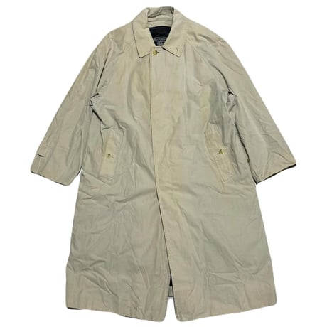 80-90S Burberrys "Wool Check Liner" Balmachan Coat