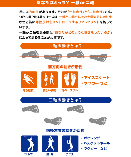 つかむ君プロ ２軸の極