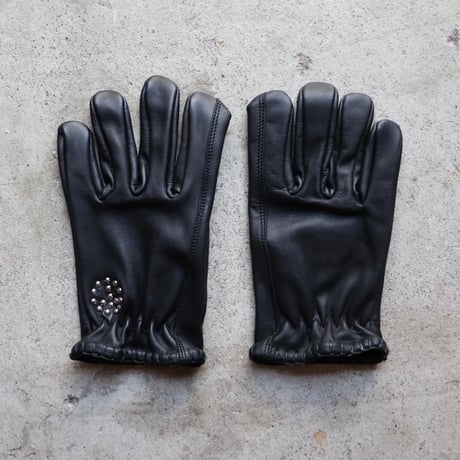 【SIGNAL GLOVE】No.02 (Black/Black Lace)"STUDS CUSTOM"