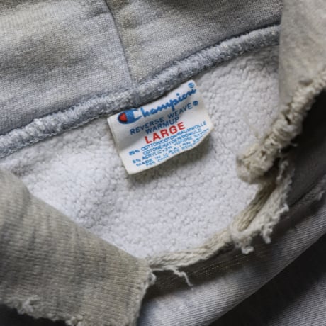 80's CHAMPION "REVERSE WEAVE" - HOODED SWEAT SHIRT
