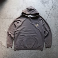 90's STUSSY - HOODED SWEAT SHIRT "SURF SKULL"