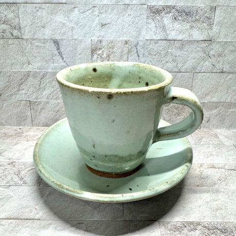 珈琲碗皿〜空色釉〜