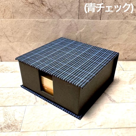 川越唐桟メモケース