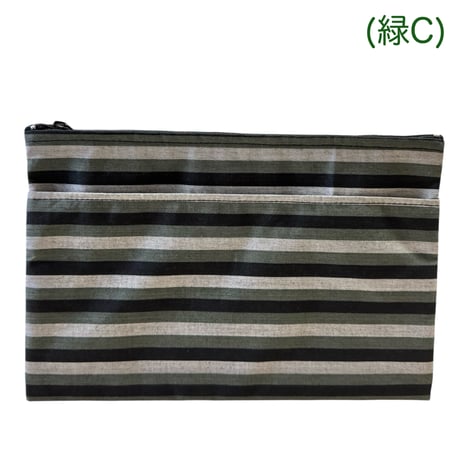 川越唐桟　小物入れ