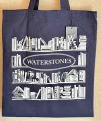 Waterstones トートバッグ（紺）
