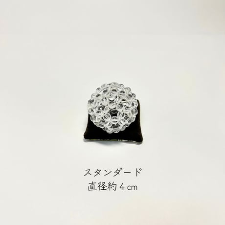 座布団つきフラーレン・天然水晶　【定番・オーダーメイド受注】
