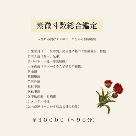 りり　紫微斗数・宿命鑑定