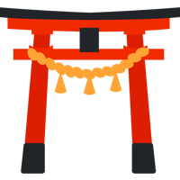 鳥居イラスト素材・とりい・しめ縄（png+jpg+eps）
