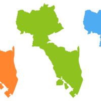 西宮市地図・イラスト素材３色セット（png+jpg+eps）
