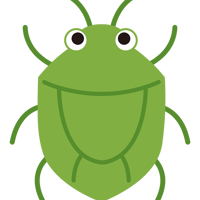 カメムシのかわいいイラスト・フリー素材・昆虫（png+jpg+eps）