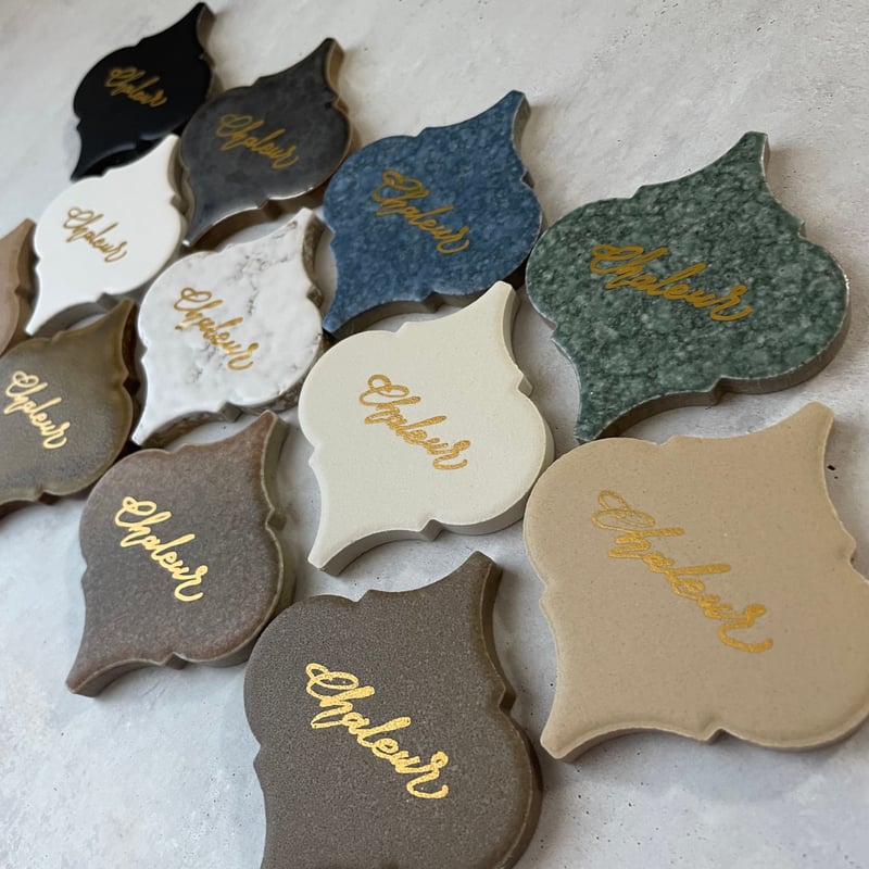 おしゃれ花嫁様必見♡海外で人気モロッカンタイル席札 | Chaleur atelier