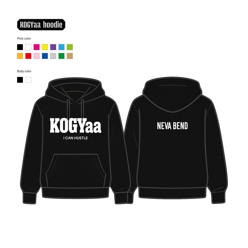 新商品】KOGYaa プルオーバーパーカー ブラック | KOGYARU STORE