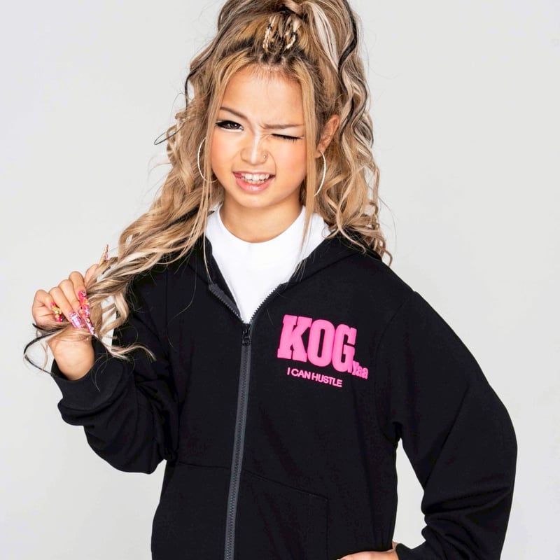 新商品】KOGYaa ジップパーカー ピンク | KOGYARU STORE