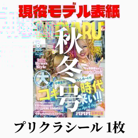 KOGYARU 6月号 廃盤　kogyaru レア 完売品 KOGYARU 6月号 廃盤 kogyaru レア 完売品 KOGYARU STORE